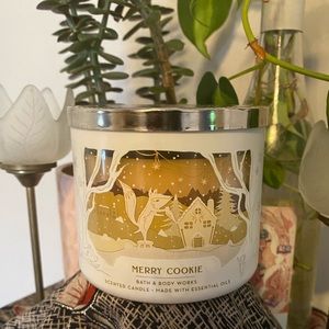 New Merry Cookie B&BW 3 Wick Candle